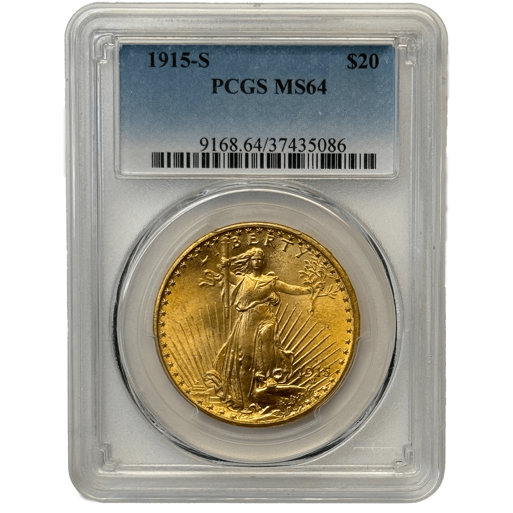 1915-S $20 St. Gaudens PCGS MS64 Questions & Answers