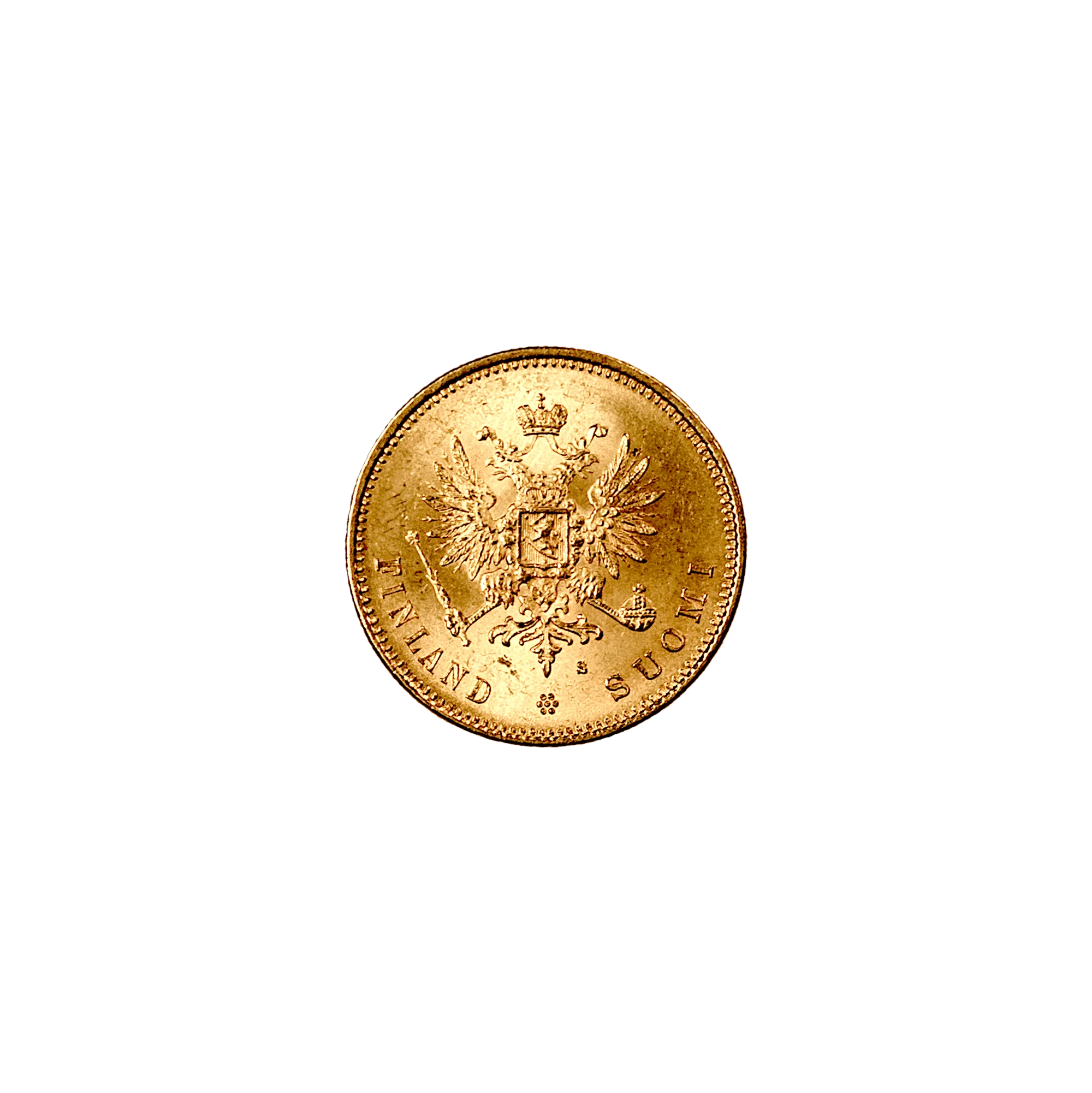 What does the obverse side of the coin display?