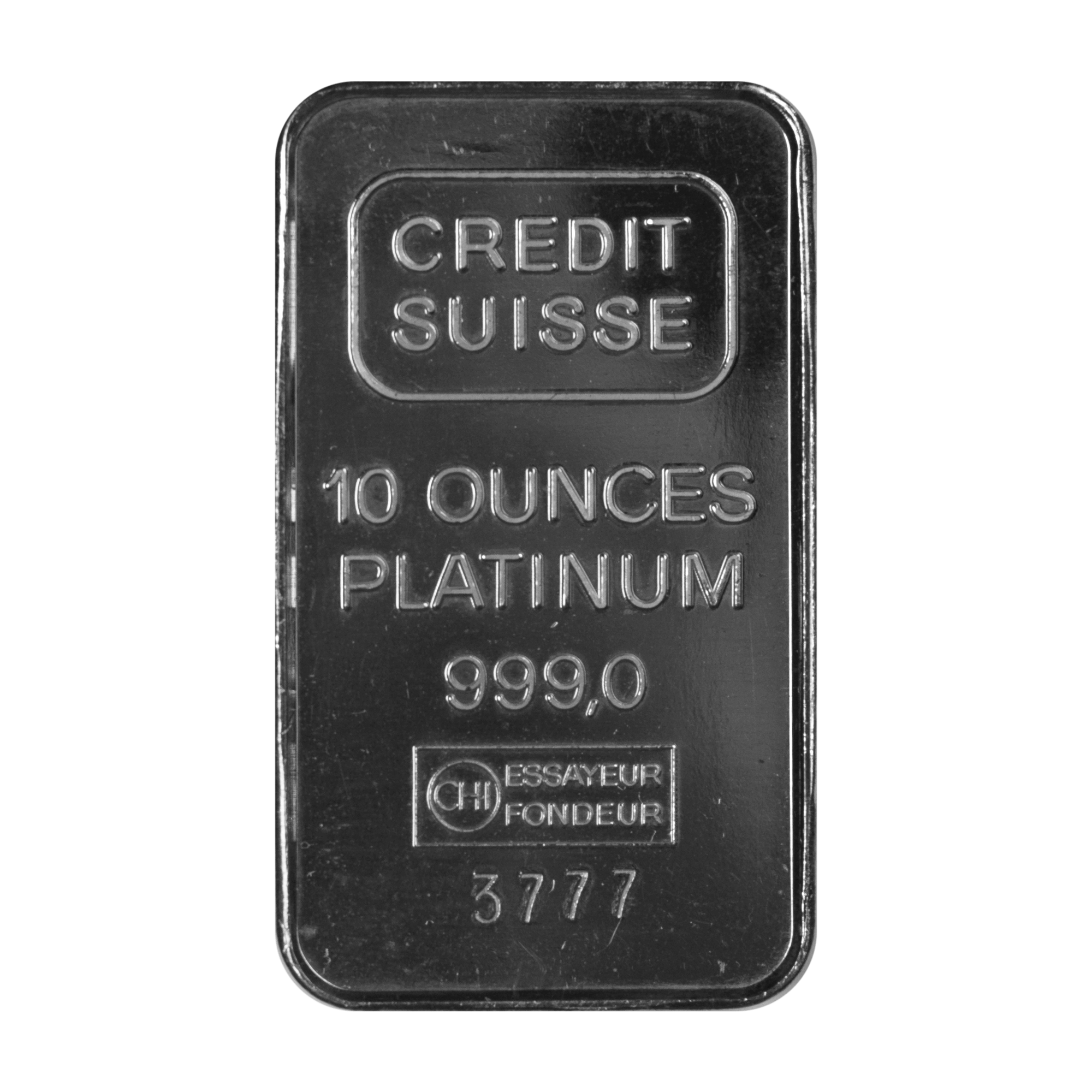 What is the purity of the platinum in the bar?